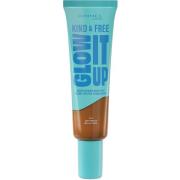 Rimmel Kind & Free Glow It Up Moisturising Skin Tint Deep Mocha 5