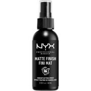 NYX PROFESSIONAL MAKEUP Matte Finish, Makeup Setting Spray 01 Mat