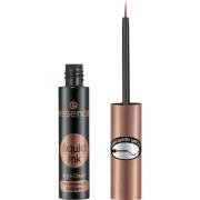 essence liquid ink eyeliner waterproof brown  2