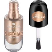 essence Satin Chrome Nail Polish 01 Robotic Rose