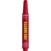 NYX PROFESSIONAL MAKEUP Fat Matte Slick Click Lip Balm 17 Scarlet