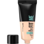 Maybelline New York Fit Me Matte + Poreless Foundation True Ivory