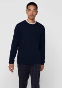 ONLY & SONS Trui met ronde hals PANTER 12 STRUC CREW NECK KNIT