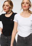Levi's® T-shirt Mini-Logo met klein logoborduursel op borsthoogte (2-d...