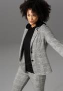 NU 20% KORTING: Aniston CASUAL Sweatblazer met ruitdessin