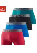 NU 25% KORTING: s.Oliver RED LABEL Beachwear Boxershort met contrastkl...