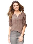 NU 25% KORTING: Classic Basics Blouse met korte mouwen