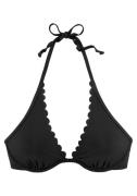 NU 20% KORTING: Lascana Bikinitop met beugels Scallop met gelaserde ge...