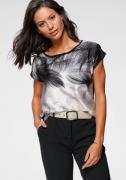 NU 20% KORTING: Laura Scott Shirtblouse in modieuze materialenmix