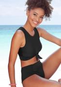 NU 20% KORTING: Venice Beach Crop-bikinitop Planeet met sierstrik