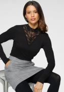 NU 20% KORTING: Laura Scott Shirt met lange mouwen met kant