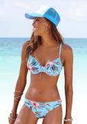 Lascana Bikinitop met beugels MALIA met tropische print