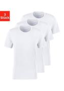 Bruno Banani T-shirt met ronde hals (set, 3-delig)