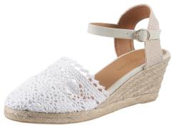 NU 20% KORTING: CITY WALK Sandaaltjes hak met raffia, peta-approved, v...