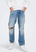 NU 20% KORTING: ONLY & SONS Loose fit jeans ONSEDGE LOOSE