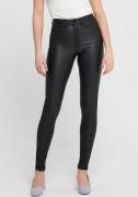 Only Imitatieleren broek ONLROYAL HW SK ROCK COATED