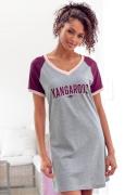 NU 20% KORTING: KangaROOS Big-shirt met contrastkleurige raglanmouwen