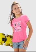 KIDSWORLD T-shirt met changerende pailletten