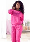 NU 20% KORTING: KangaROOS Pyjama met slogan-frontprint (2-delig, 1 stu...
