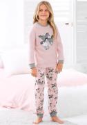 Petite fleur Pyjama in een lang model met paardenprint (2-delig, 1 stu...