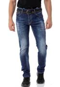NU 20% KORTING: Cipo & Baxx Straight jeans