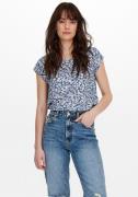 Only Shirtblouse ONLVIC S/S AOP TOP NOOS PTM