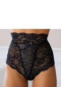 NU 20% KORTING: petite fleur gold High-waist-slip met kant en rijggarn...