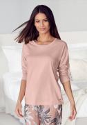 NU 20% KORTING: Lascana Pyjama top met afhangende schouders