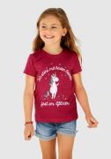 NU 20% KORTING: KIDSWORLD T-shirt print "eenhoorn" met glinstereffecte...