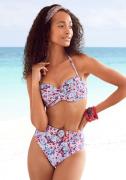 s.Oliver RED LABEL Beachwear Highwaist-bikinibroekje Scatter met afnee...