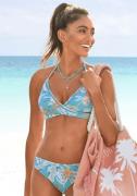 Sunseeker Triangel-bikinitop Suva met een meshinzet en wikkel-look