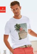 NU 20% KORTING: Beachtime T-shirt (set, 2-delig)