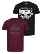 NU 20% KORTING: Lonsdale T-shirt SUSSEX-TORBAY (2-delig, Set van 2)