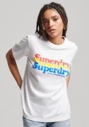 Superdry Shirt met ronde hals VINTAGE SCRIPTED INFILL TEE