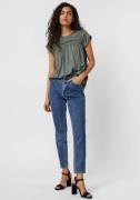 NU 20% KORTING: Vero Moda Kanten top VMDEBBIE PLEAT S/L TOP GA NOOS