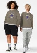 NU 20% KORTING: Converse Sweatshirt UNISEX ALL STAR PATCH BRUSHED BACK