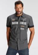 NU 20% KORTING: Man's World Overhemd met korte mouwen met borstprint