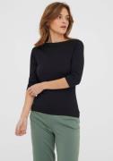 Vero Moda Shirt met 3/4 mouwen VMPANDA MODAL 3/4 TOP JRS NOOS