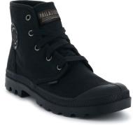 Palladium Hoge veterschoenen PAMPA HI van textiel