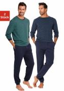 NU 20% KORTING: le jogger® Pyjama lang, in streepdesign (4-delig, Set ...