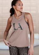 NU 20% KORTING: active by Lascana Functioneel shirt met cut-out achter