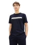 Tom Tailor Denim T-shirt met logo-frontprint