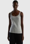 NU 20% KORTING: United Colors of Benetton Top met merkborduursel boven...