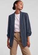 pieces Blouseblazer PCBOSELLA 3/4 BLAZER NOOS met plooidetail op de mo...