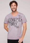 NU 20% KORTING: CAMP DAVID T-shirt met logoprint