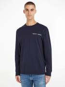 TOMMY JEANS Shirt met lange mouwen TJM CLSC LINEAR CHEST L/S TEE