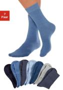 NU 20% KORTING: Lavana Basic sokken met knelvrije boord (set, 7 paar)