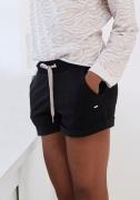 NU 20% KORTING: Lascana Short met ribboorden en omslagzoom