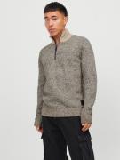 NU 20% KORTING: Jack & Jones Schipperstrui JCOSPACE KNIT HALF ZIP SN