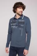 NU 20% KORTING: CAMP DAVID Poloshirt met lange mouwen met logo-applica...
